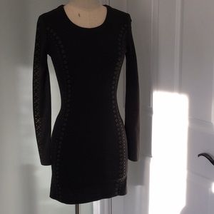 Sexy long sleeve body in dress